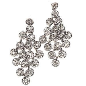 BEAUTIFUL sparkling Banana Republic earrings black/silver earrings.